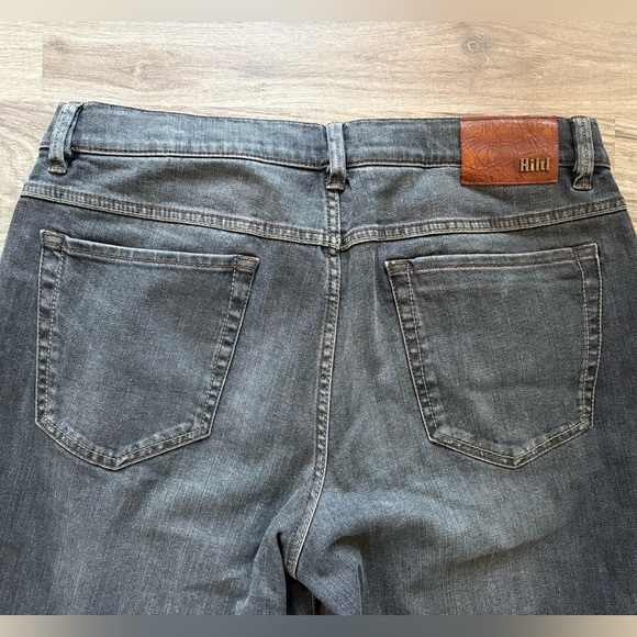 Hiltl The Ultimate Trouser Jeans Mens Size 34x29 Blue Grey Straight Leg - Picture 8 of 9